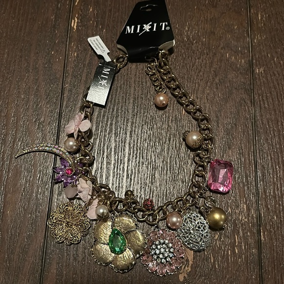 Mixit Jewelry - NWT Charm Costume Necklace by Mix It